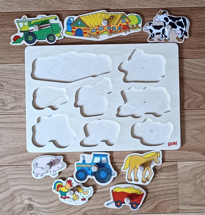 Puzzle À Encastrer En Bois Goki - photo numéro 2