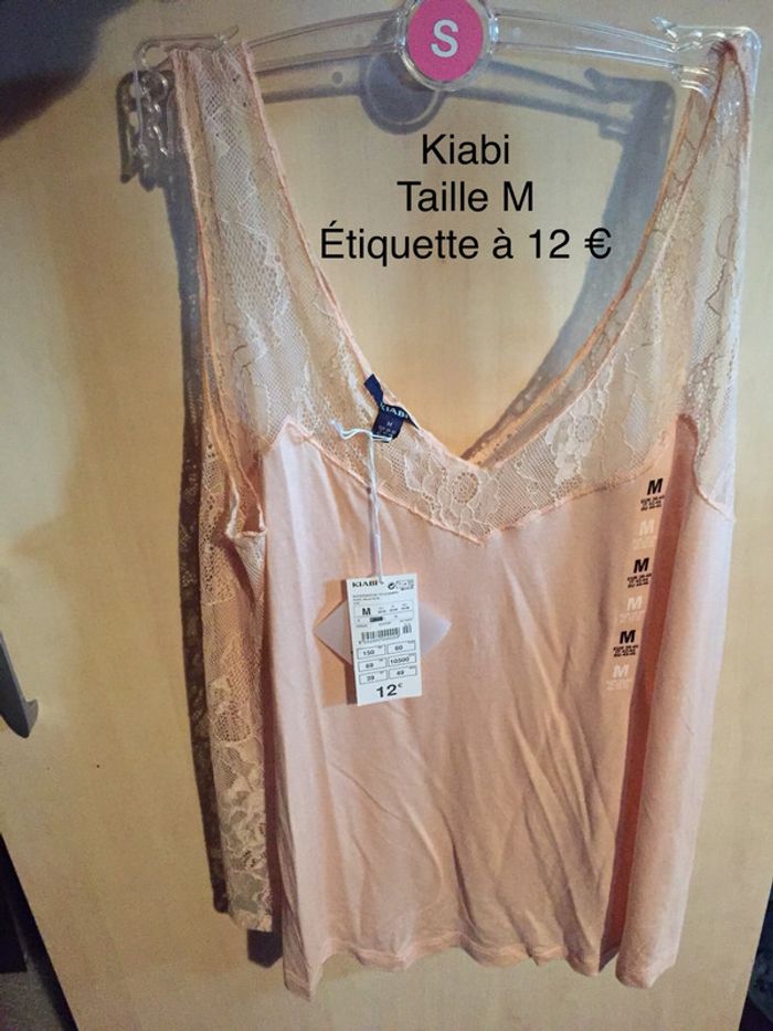 Top Kiabi rose Taille M neuf - photo numéro 2