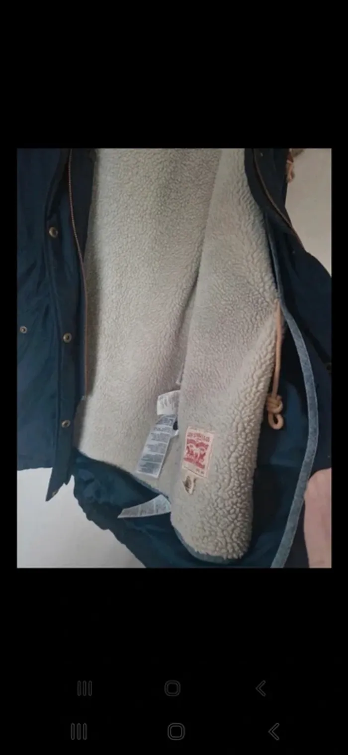 Veste hiver doublé levis femme taille xs tres bon etat - photo numéro 6
