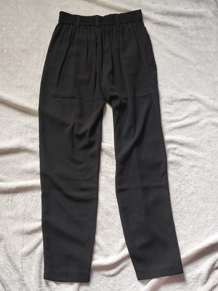 Pantalon noire décontractée taille XS - photo numéro 4