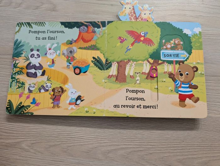 Livre enfant Pompon l'ourson Gardien de zoo - photo numéro 7