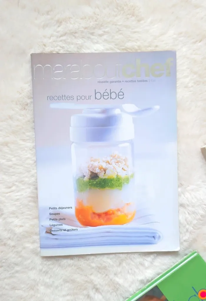 Lot de livres de cuisine pour faire des recettes pour bébé + 1 livres de recettes - photo numéro 4