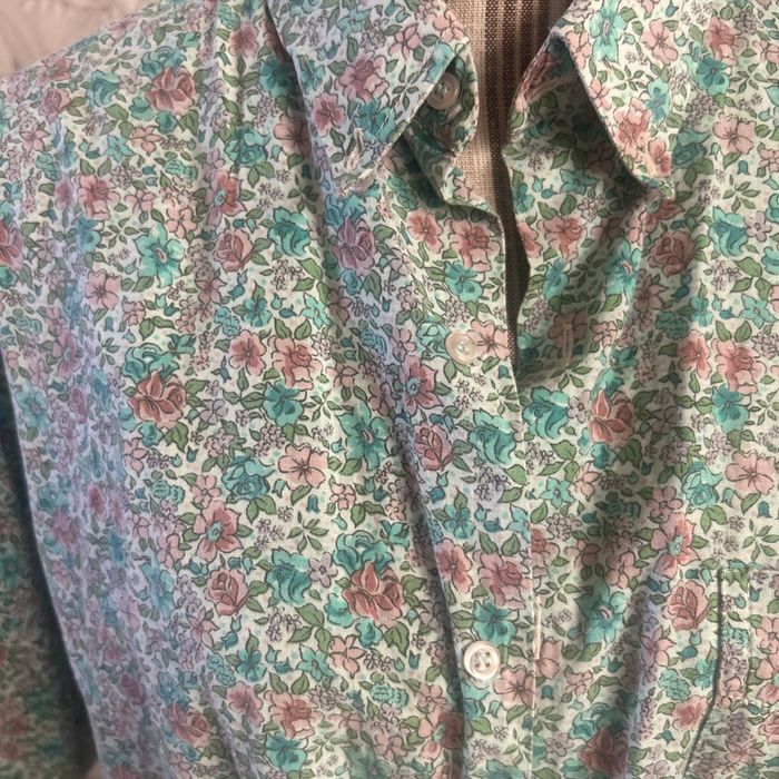 Chemise vintage fleurie - photo numéro 2