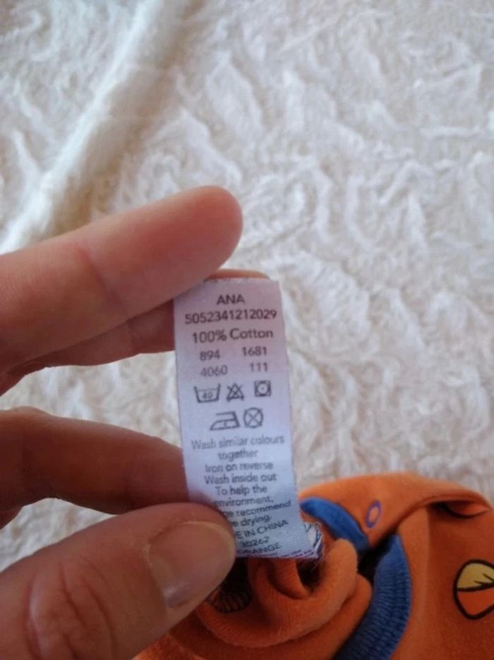 Pyjama grenouillère été léger Garçon 3/6 mois Tigrou Disney Baby 100% coton - photo numéro 12