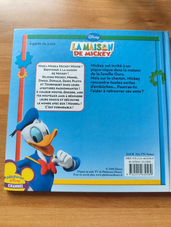 Livre La maison de Mickey - photo numéro 2