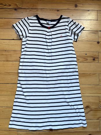 Chemise de nuit rayée Petit Bateau 8 ans