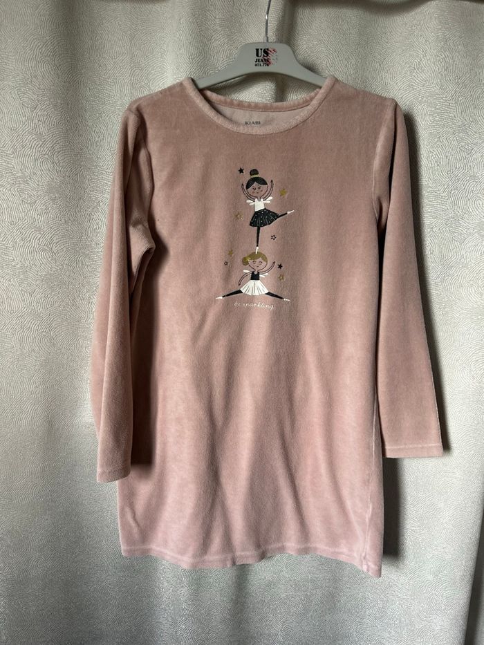 Chemise de nuit velours 10 ans Kiabi