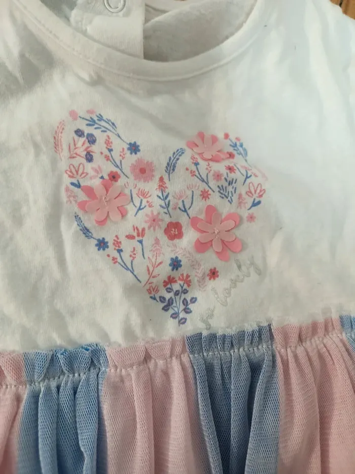 2 robes 12 mois été fille - photo numéro 2