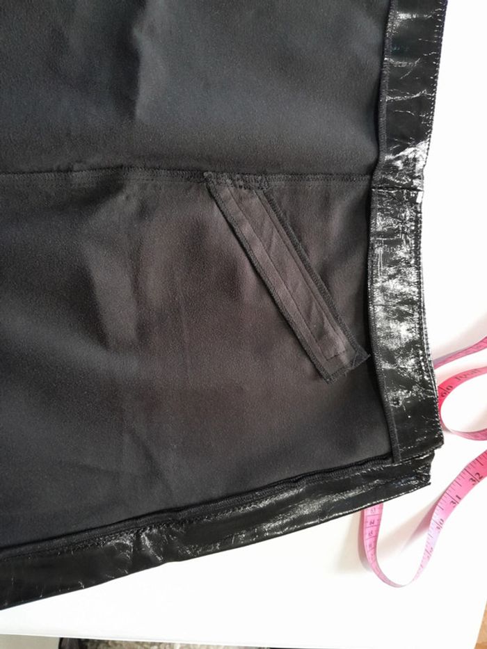 Jupe simili cuir brillant zip pimkie - photo numéro 8