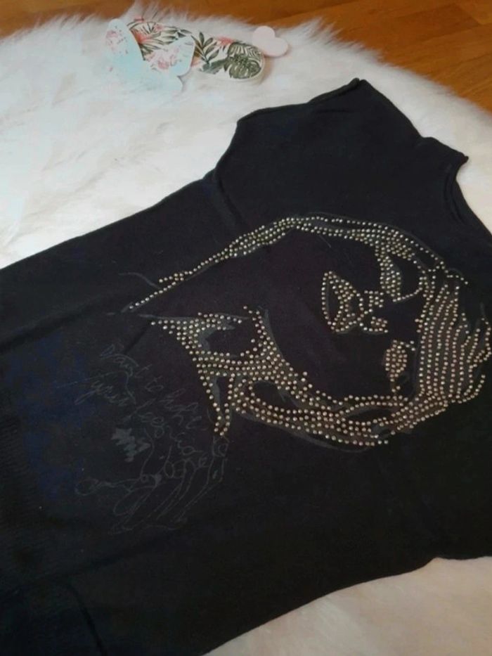 Pull long noir taille unique - photo numéro 3