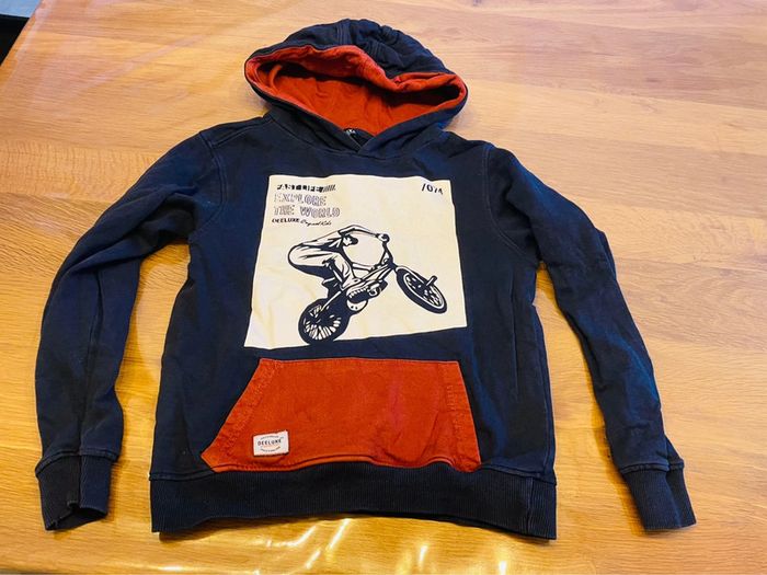 Pull sweat à capuche deeluxe 8 ans - photo numéro 3