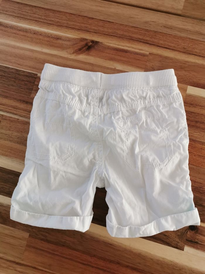 Short blanc toile Kiabi - photo numéro 2
