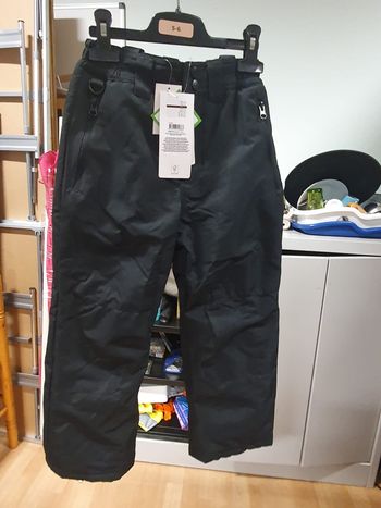 Pantalon de Ski Noir avec Bretelles Neuf T5-6 ans