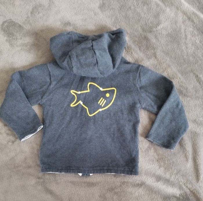 Veste réversible Obaibi requin 24 mois - photo numéro 7