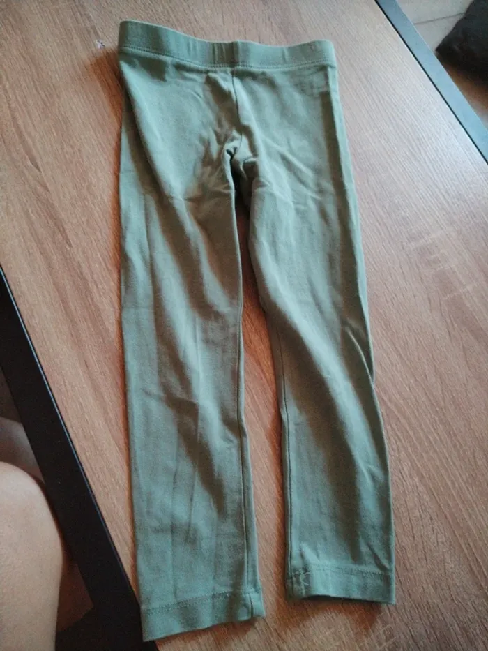 Legging vert 3 ans