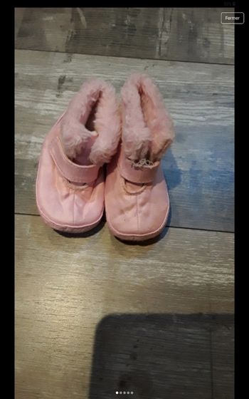 Petite botte rose