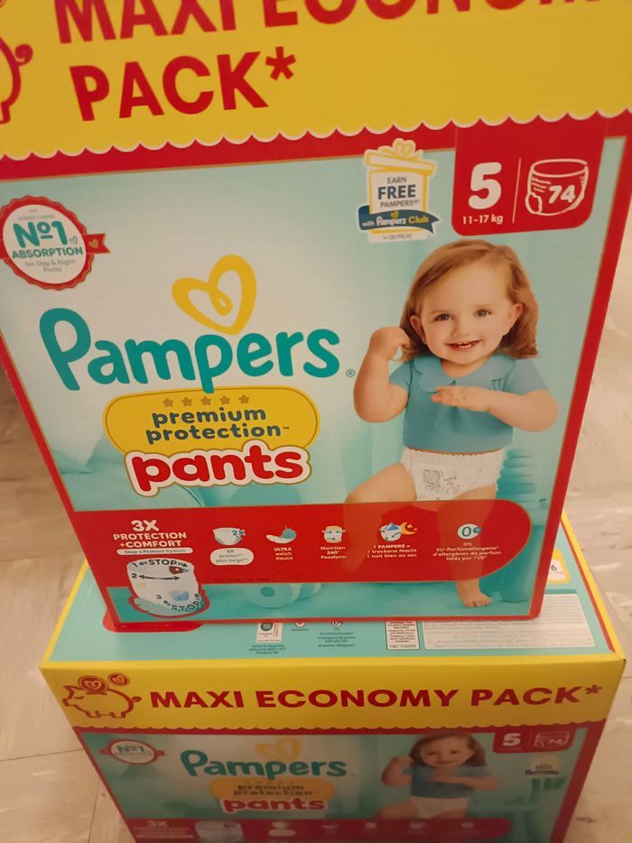 Couches Pampers premium protection pants Taille 5 - photo numéro 2
