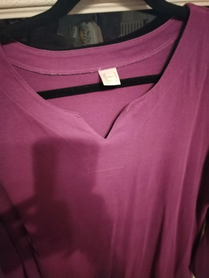 Tee shirt violet - photo numéro 3