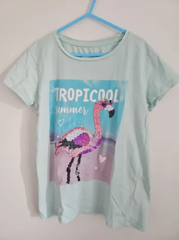 T-shirt tropical fille 12 ans