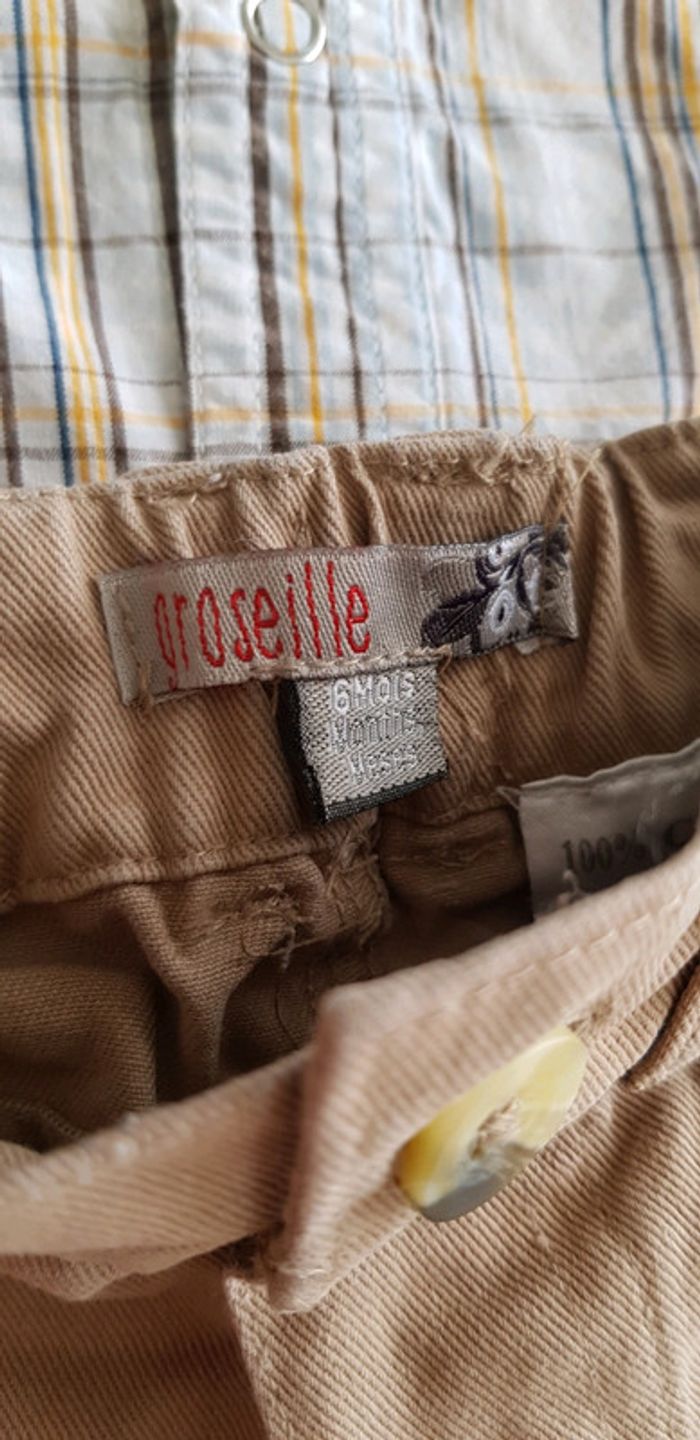 Ensemble pantalon+chemise 6 mois - photo numéro 5