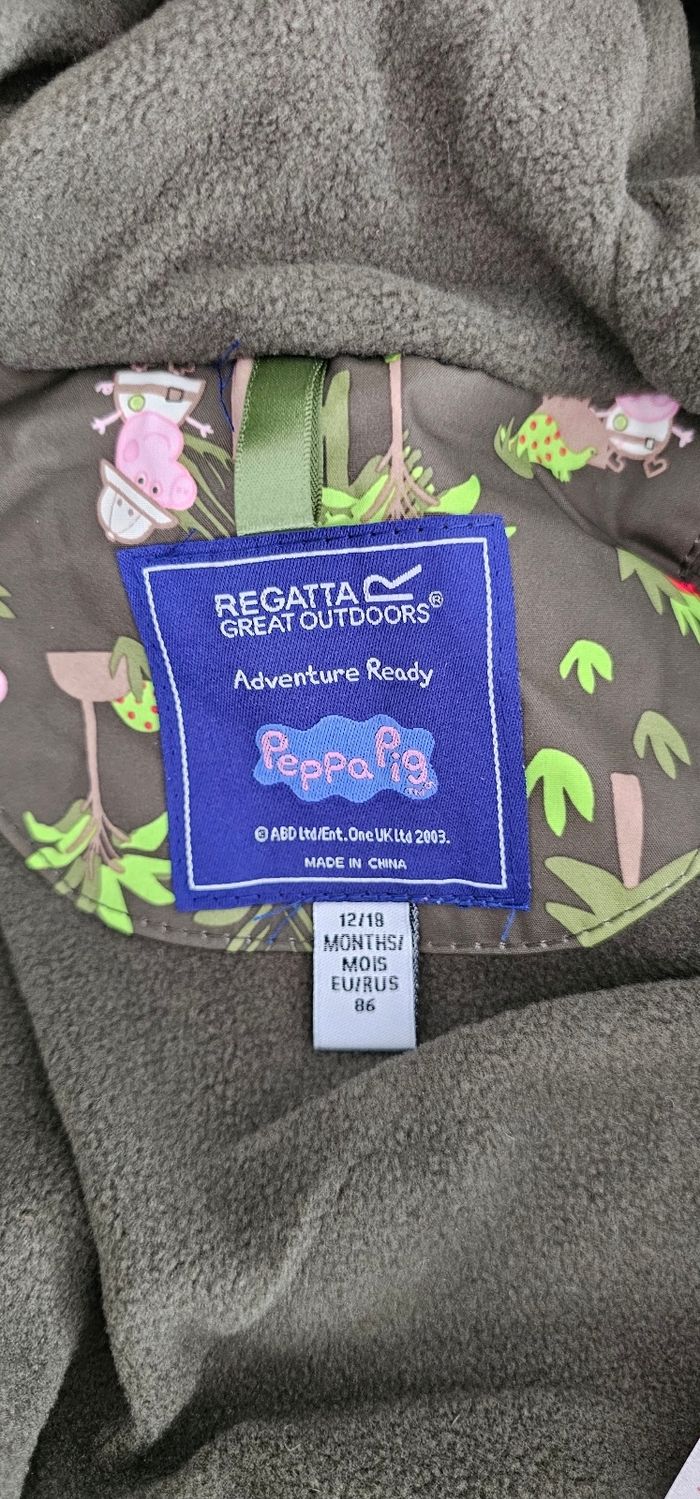 Magnifique veste de pluie Peppa pig regatta waterproof - photo numéro 6