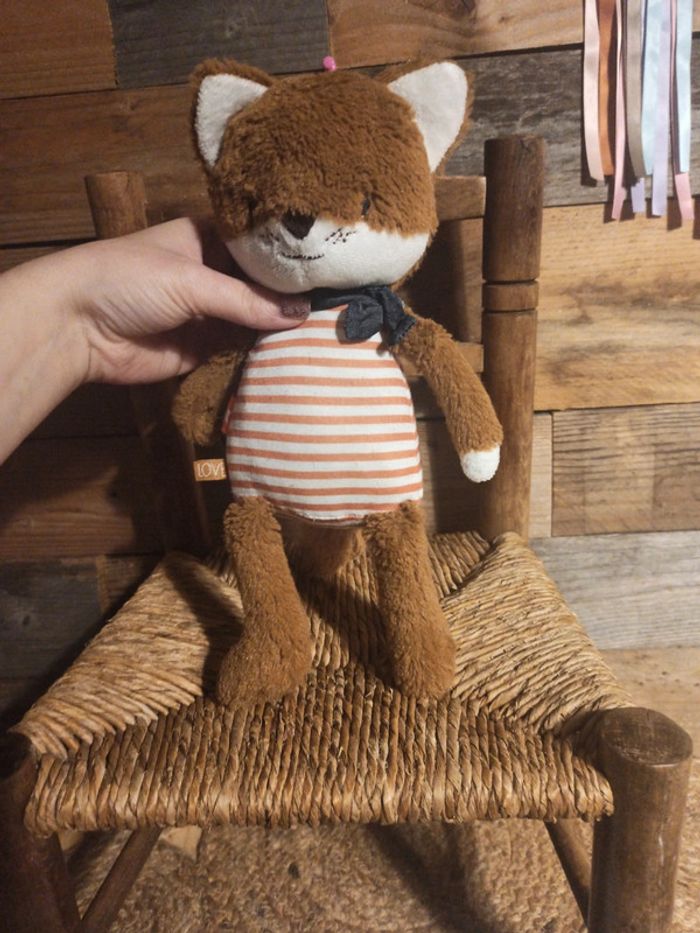 Peluche renard tape à l'oeil Tao tbe - photo numéro 3