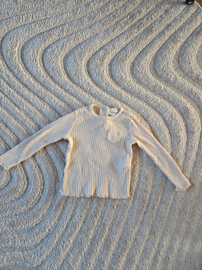 T-shirt manches longues fille 24 mois