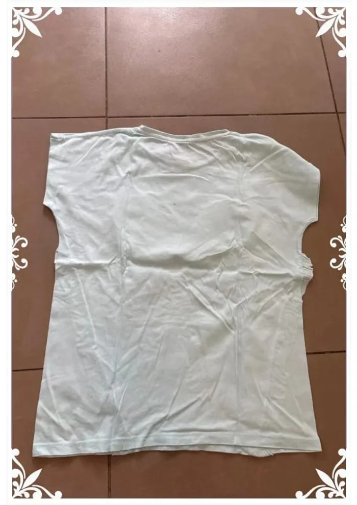 T short turquoise enfant fille taille 12 ans Kiabi - photo numéro 7