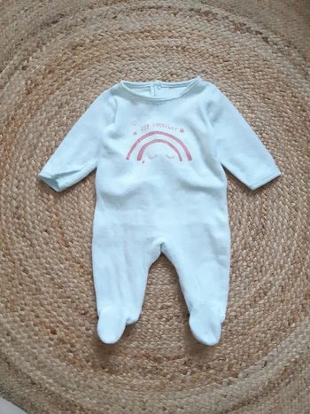 Pyjama arc-en-ciel In Extenso 56 cm