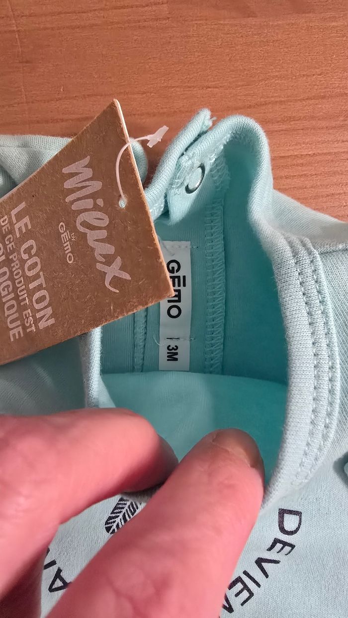 (Neuf non porté) 🏷💙 superbe  Pyjama 3mois Garçon 💙🥰 - photo numéro 3