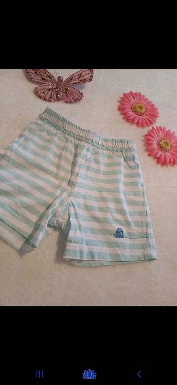 Short bébé taille 6 mois
