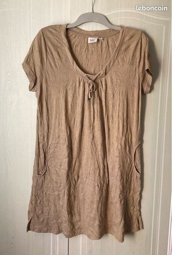 Tunique manches courtes - femme - taille 46/48