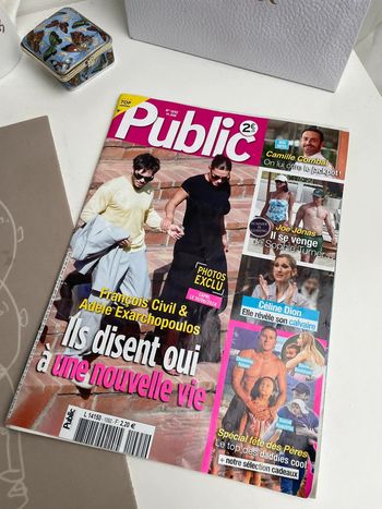 Magazine Public - François civil - Adèle exarchopoulos - juin 2024