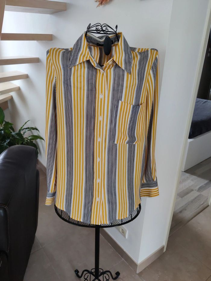 Chemise rayée Mango - photo numéro 4
