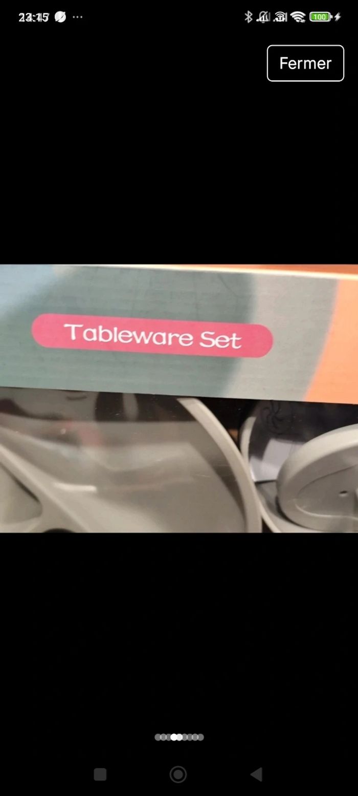 Ensemble repas bebe neuf sous blister - photo numéro 3