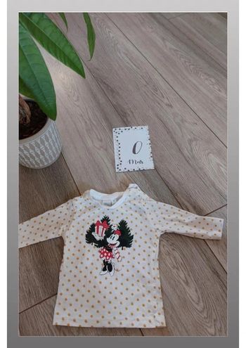 Tee shirt à manches longues Disney baby 50 cm 0 mois naissance