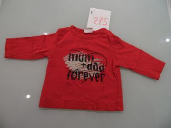 t-shirt 9 mois manche longue kitchoun