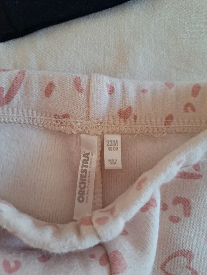 Pantalon rose cœurs - photo numéro 3