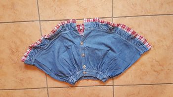 Jupe en jeans fille 3 ans (94 cm) bleue Vert Baudet