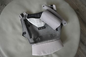 Porte-bébé Love Radius HoodieCarrier Flannel Grey 0-36+