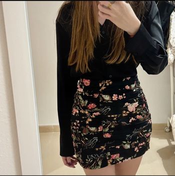 Jupe imprimée fleurs Mango neuve