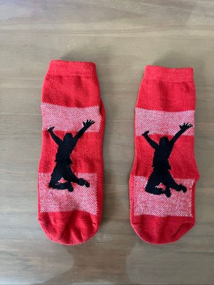 Chaussettes rouges antidérapantes Taille L 35/38