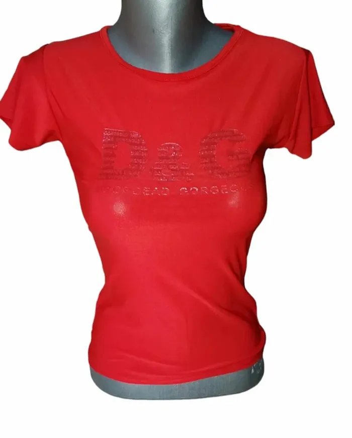 tee shirt rouge femme taille 34 - photo numéro 2