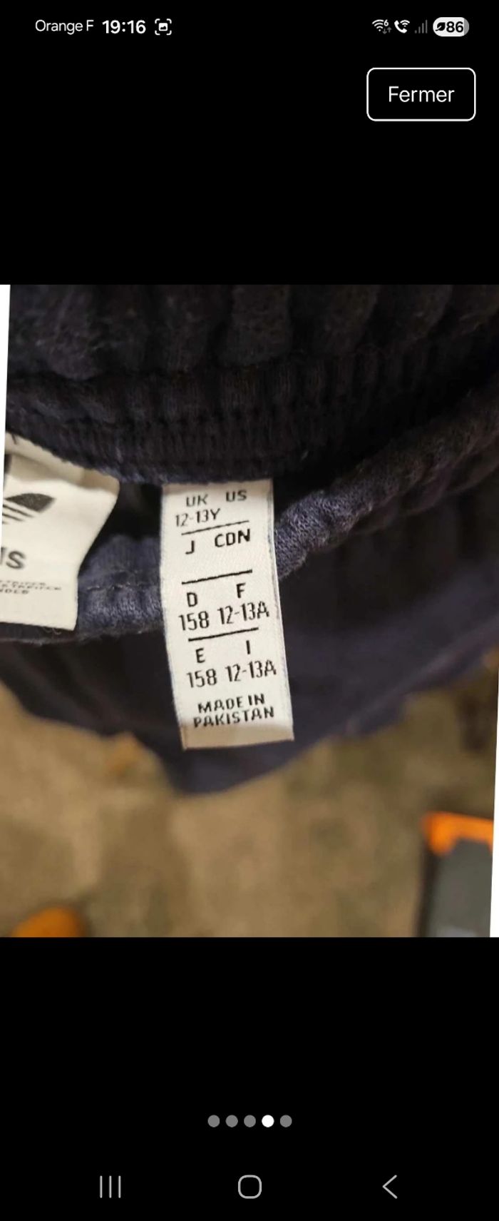 Short enfant adidas - photo numéro 4