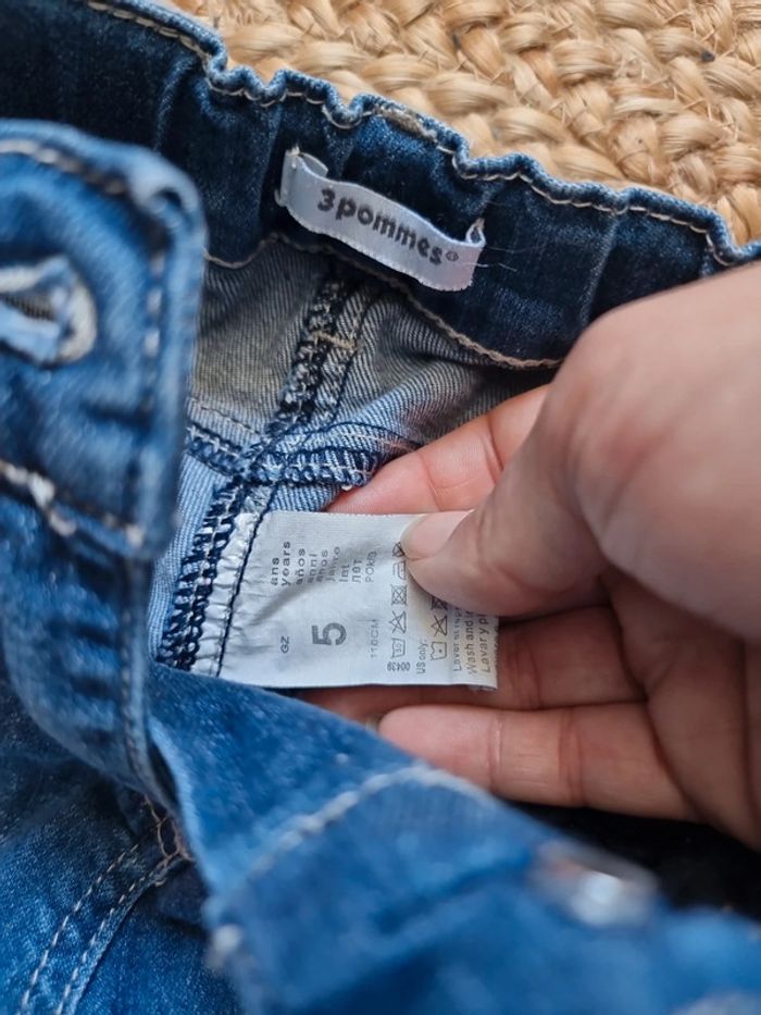 Jeans 3 pommes 5 ans - photo numéro 2
