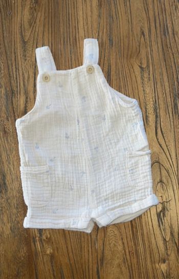 Salopette short 3 mois