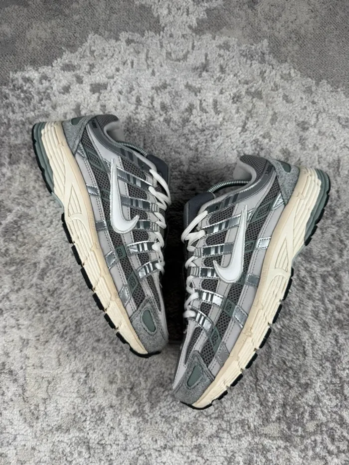 Nike P-6000 Running Flat Pewter - Grey & Green & Beige