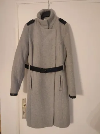 Manteau gris camaïeu 36