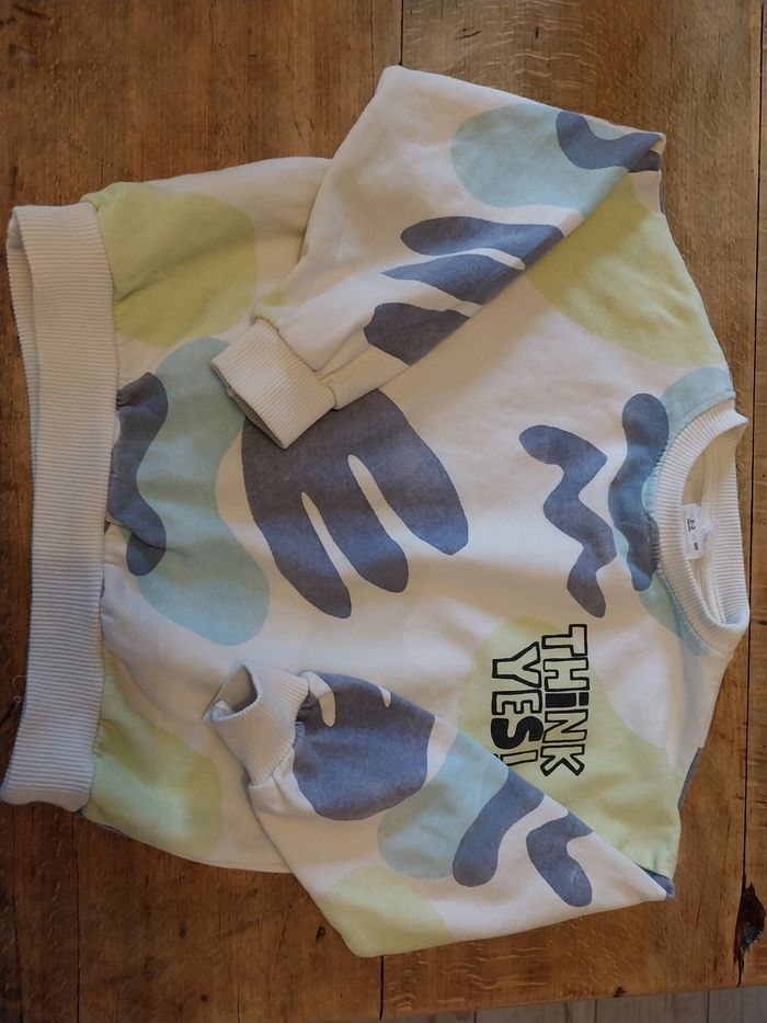 Sweat zara boys 2/3 ans - photo numéro 2