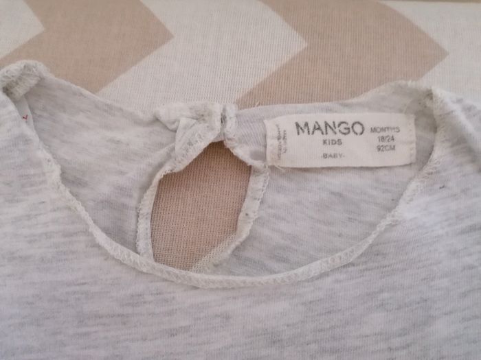 Tee shirt Mango Kids 18/24 mois (92 cm) #espanolitinafille24mois #espanolitinafille3ans - photo numéro 2